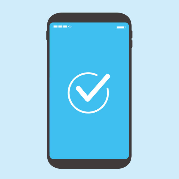 支付与智能手机图标插图图片下载