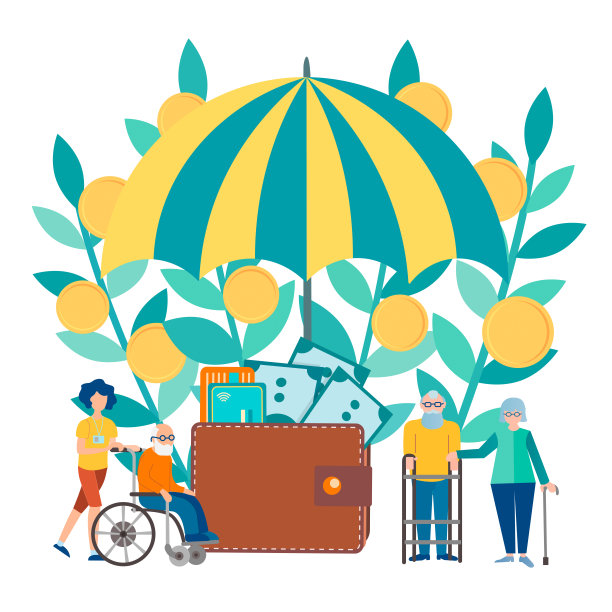 养老金领取者和残疾人的社会援助和保护图片下载