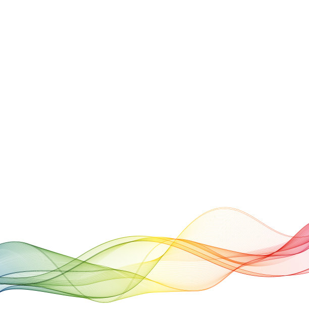 颜色矢量波。布局广告。抽象的图案图片下载