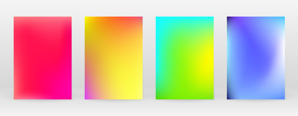 柔和的柔软。彩虹渐变设置颜色背景图片下载