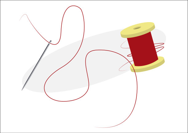 针，线和卷轴图片下载