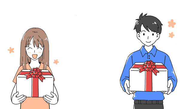 父亲节，孩子上交插画素材图片下载