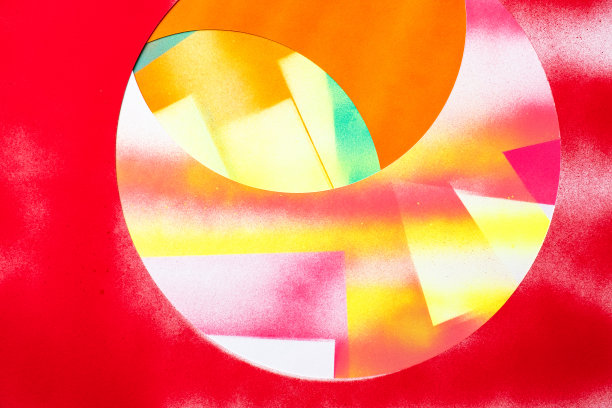 抽象几何艺术背景。图片下载