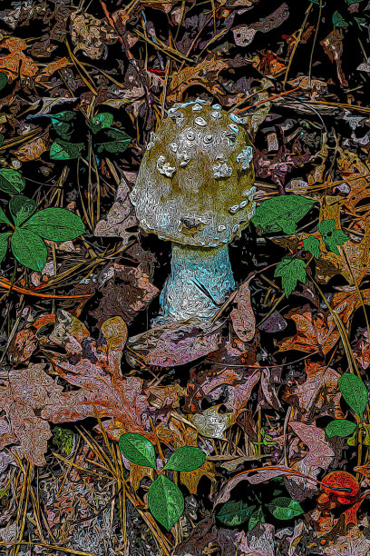 森林羊肚菌图片下载