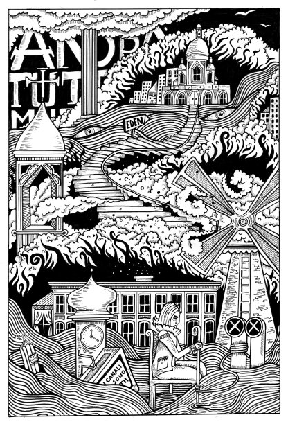 创意海报，伊甸园图片下载