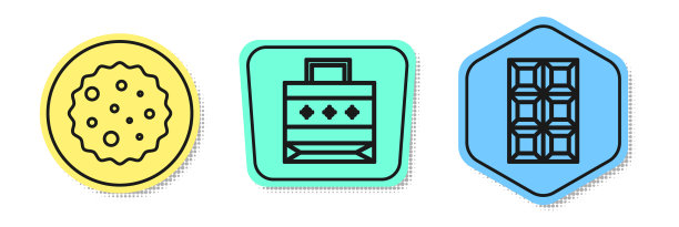 在饼干或饼干中加入巧克力图片下载