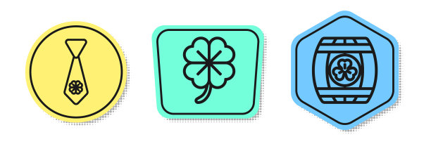 用四叶草系线图片下载