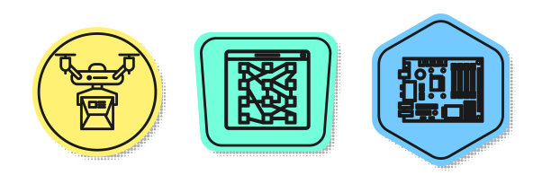 集线无人机交付概念全球技术图片下载