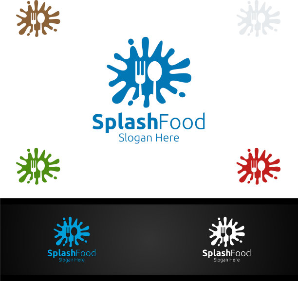 餐厅或咖啡厅的生鲜食品标志图片下载