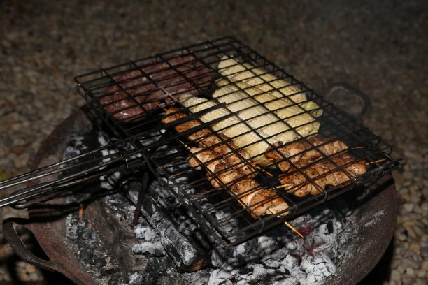 传统的南非烤肉(BBQ)。遗产日概念形象。图片下载