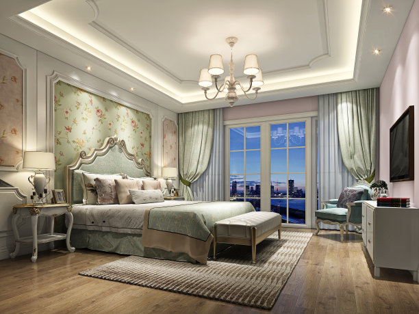 床的房间图片下载