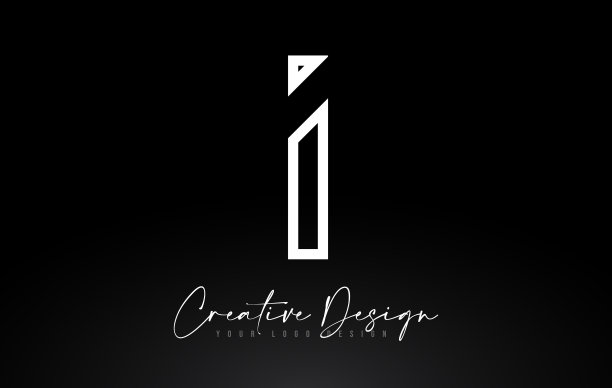 字母标志设计与创意线图片下载