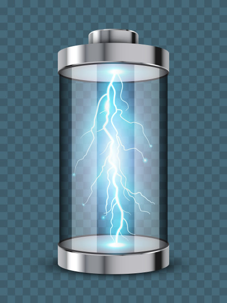 概念能源透明电池图片下载