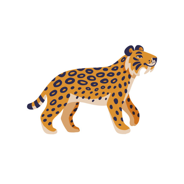 灭绝的动物剑齿猫史前图片下载