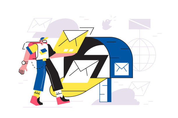 通过邮箱寄信的人图片下载