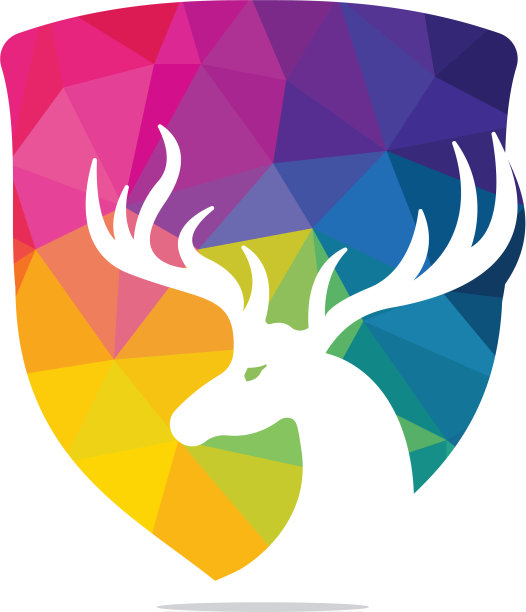 鹿标志设计图片下载