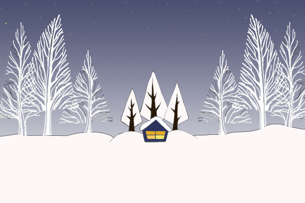 冬天的卡片图片下载