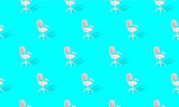 Eps10无缝图案椅子与阴影图片下载