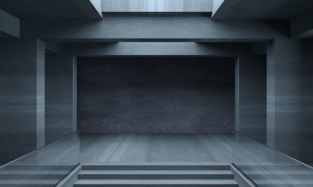 背景墙纸混凝土迷宫概念地铁或秘密实验室图片下载