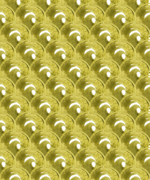 无缝抽象图案与绿色手绘水彩圈图片下载