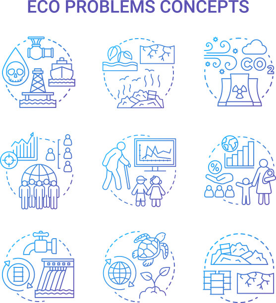 生态问题概念图标设置生态图片下载