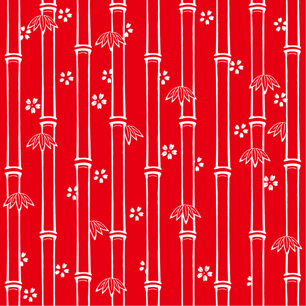 日式竹制贺年卡。图片下载