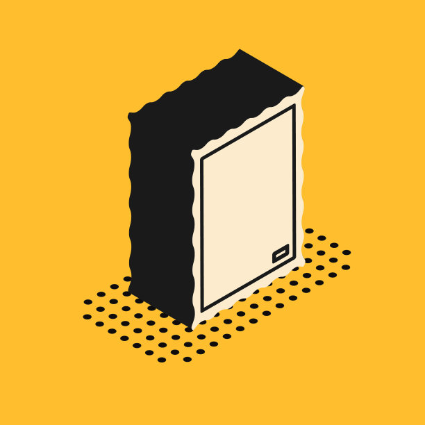 等距图片图标孤立在黄色图片下载