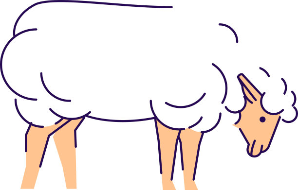 白羊侧观平畜养殖图片下载