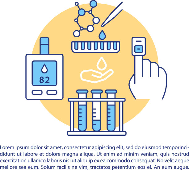血糖测试文章页面模板糖尿病图片下载