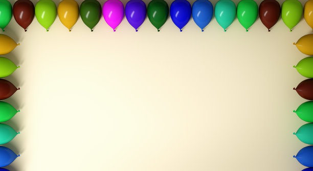 各种塑料派对气球图片下载