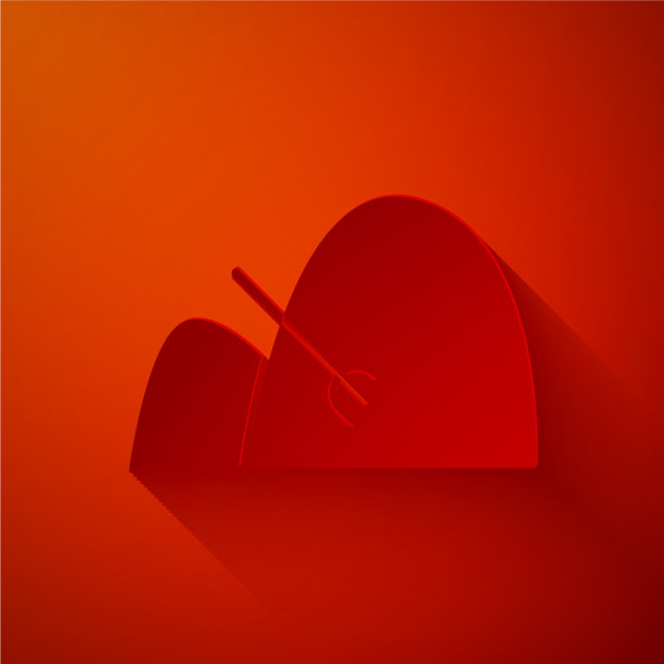 切纸捆干草和耙图标隔离上图片下载