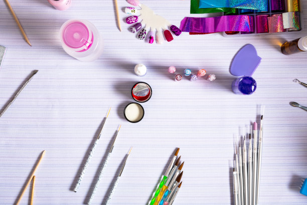 元素，供应和工具的美甲图片下载