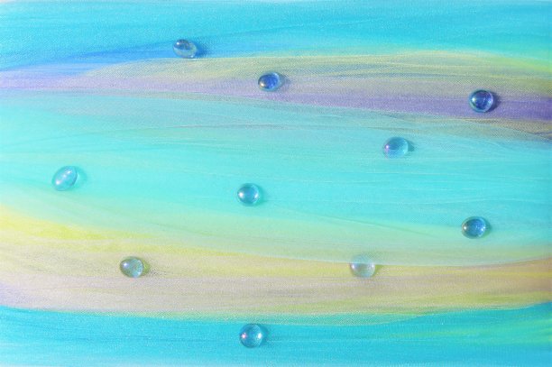 Aqua“雨滴”背景图片下载