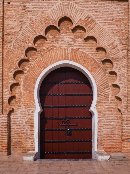 摩洛哥风格的门图片下载