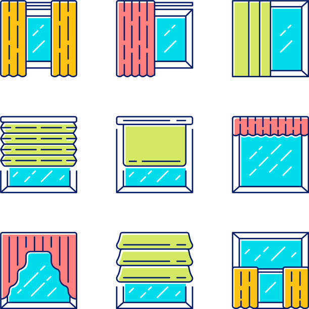 窗口百叶窗颜色图标设置滚柱罗马图片下载