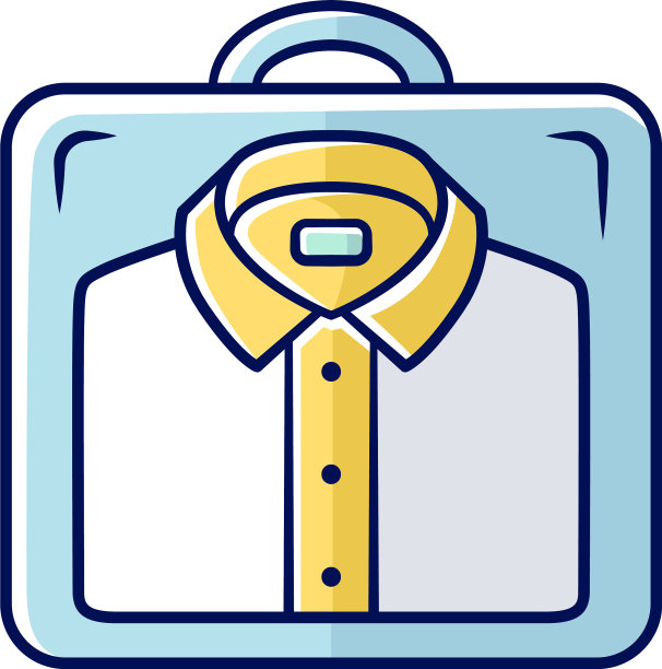 衬衫运输颜色图标透明塑料图片下载