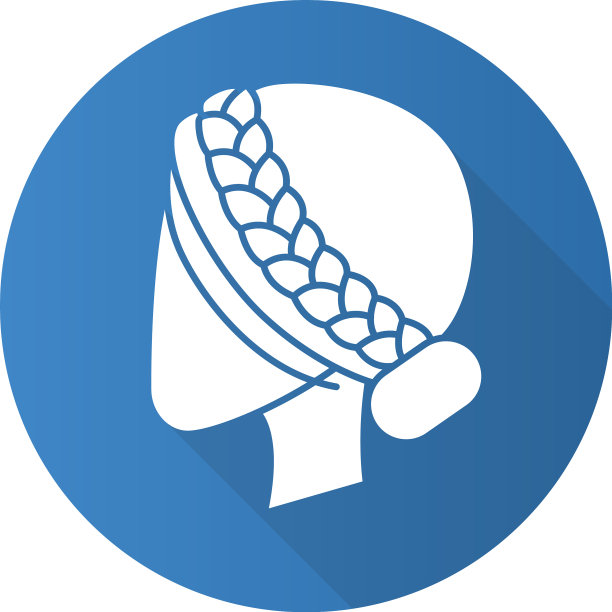 女人的发型平面设计长影字形图片下载