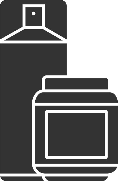 发胶字形图标造型产品的意思图片下载