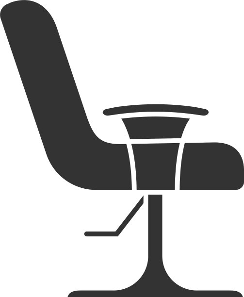 沙龙扶手椅字形图标舒适休息室图片下载