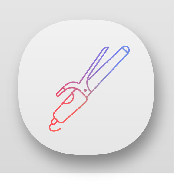 卷发器应用图标卷发器卷发钳图片下载