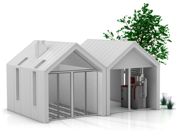 带热泵的房子图片下载