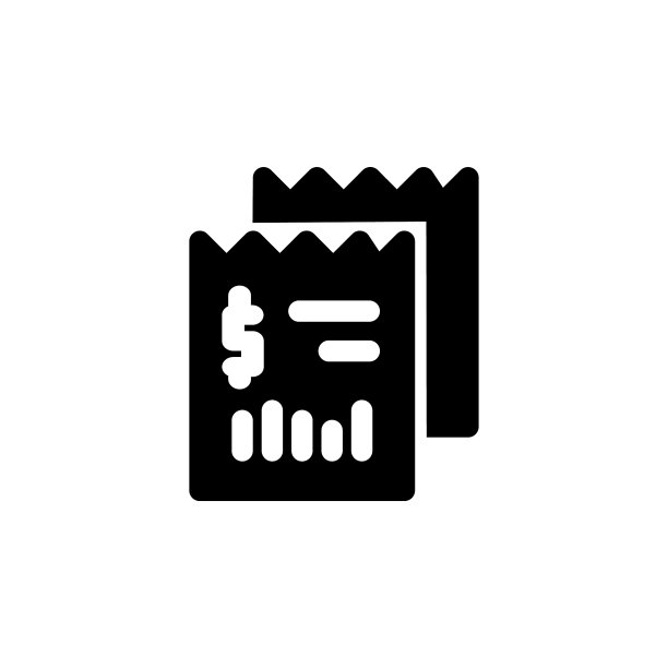 金融账单图标设计，实体风格图片下载
