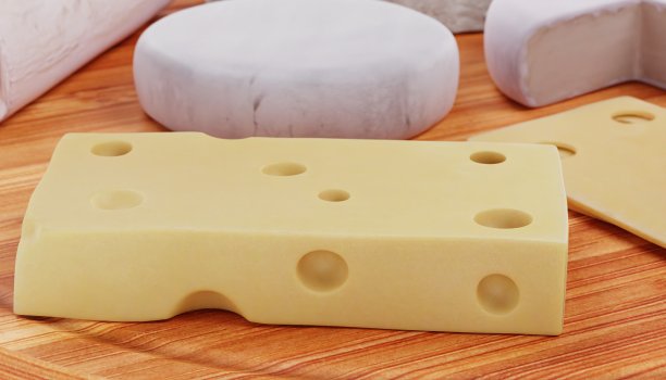 干酪的现实3d渲染图片下载