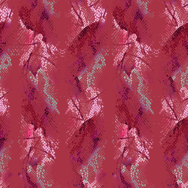 装饰动物蛇皮纹理无缝图案。抽象几何形状背景图片下载