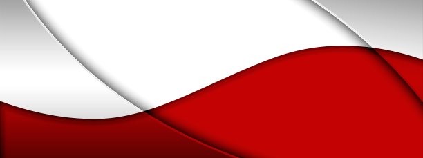 抽象背景与重叠的红色和白色形状图片下载