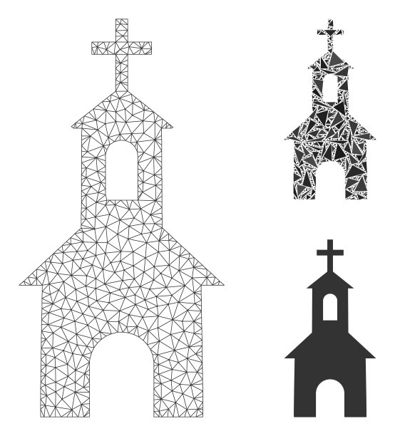 天主教kirch网丝框架模型和图片下载