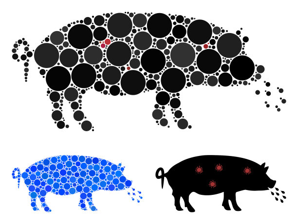 猪瘟组成图标圆点图片下载