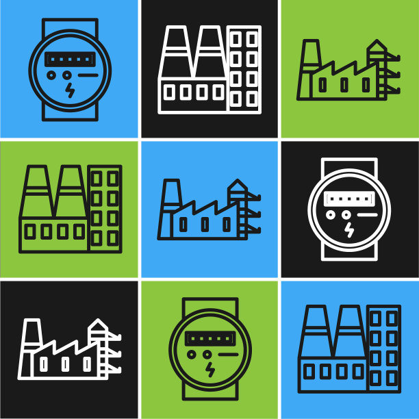 设置线路电表电站和电厂图片下载