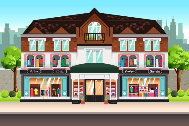 法国精品店图片下载