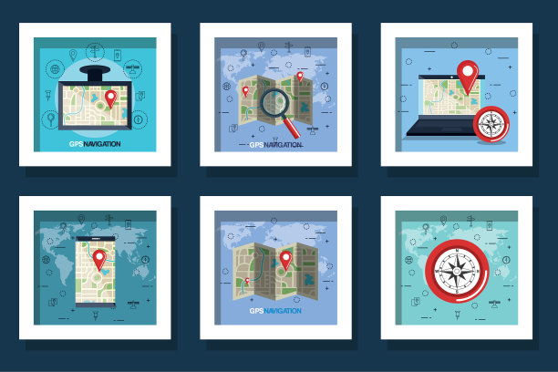 Bundle设计GPS导航和图标图片下载